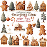 Gingerbread Village Clipart