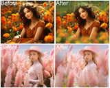 photoshop-friendly floral overlays