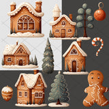 Gingerbread Village Clipart