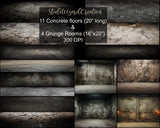 Concrete Floor Overlays + 4 Urban Backdrops