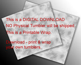 Smoke - 20oz Skinny Tumbler Design - Straight and Tapered