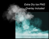 6 Photoshop Smoke Backdrops + PNG Overlay