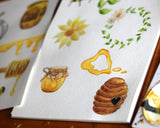 Watercolor Honey Bee Clipart
