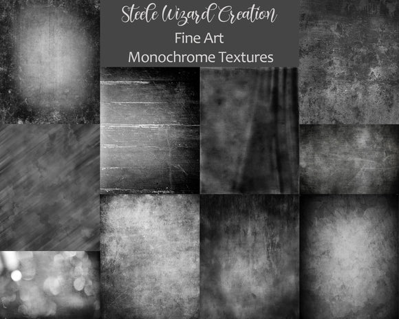 Digital Backgrounds and Textures Monochrome