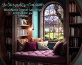 Book Nook Digital Backdrop