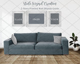 Wall Display Guide, Product Size Guide