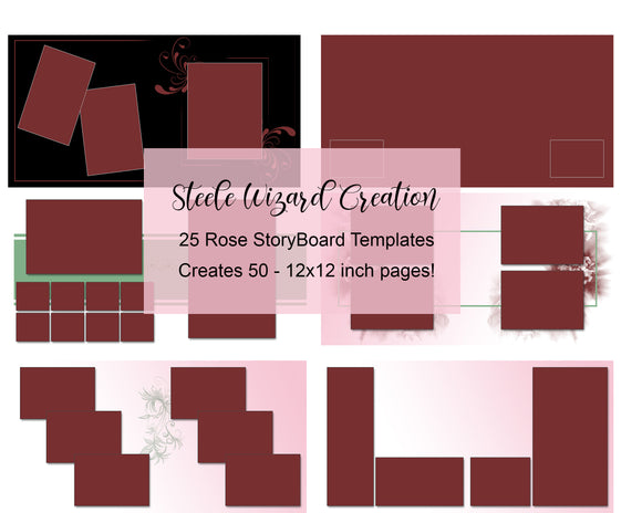 25 Rose StoryBoard Templates