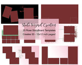 25 Rose StoryBoard Templates