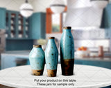 Teal Turquoise Marble Kitchen Table Mockup