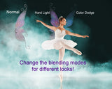 6 Fairy Wing PNG Transparent Overlays