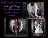 Angel Wings Digital Backdrops