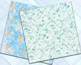 Winter Blue Digital Paper