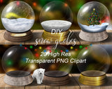 Snowglobe Clipart pngs - Steele Wizard Creation