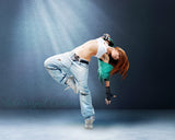 Blue Dance Floor Background