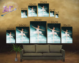 Wall Display Guide, Portrait Mockup, Photography Size Chart in PSD format