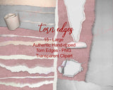 Torn Paper Clipart, Ripped Edges