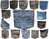 Jean Pocket Clipart