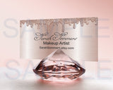Business Card Diamond Mockup