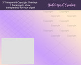 Copyright Watermark Clipart Overlays