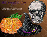 Halloween Clipart & Printable Digital Papers