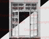 Snowy Frosted Window Overlay