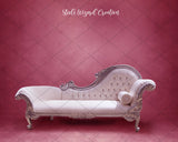 Pink Candy Victorian Chaise Background