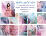 Pastel Smoke Digital Backdrops