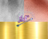 Metallic Textures + Free Photoshop Pattern