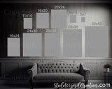 Wall Display Guide, Portrait Mockup 4