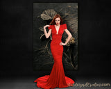 MiniDrops - White Flowers on Black