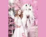 Unicorn Forest Fantasy Digital Backdrops - Set of 9