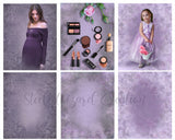 Purple Floral Dreams Set of 3