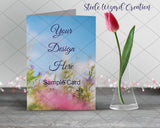Spring Tulip 5x7 Card Mockup