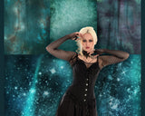 Teal Old Masters Digital Backdrops