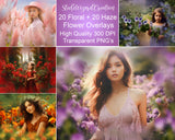 Flower Overlays for Photography