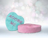 Digital Background Valentine Heart Candy