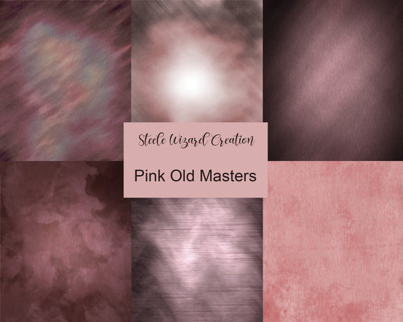 Pink Old Masters Digital Backdrops