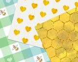 Watercolor Honey Digital Papers