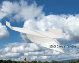 Paper Airplane Digital Backdrop