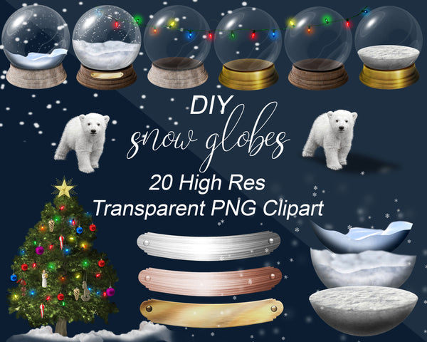 Snowglobe Clipart pngs