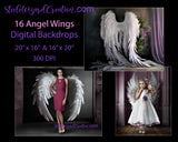 Angel Wings Digital Backdrops