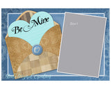Blue Valentine Printable Photo Template Card
