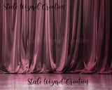 Pink Curtain Stage Digital Background