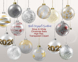 Red Christmas Balls Clipart