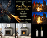Fire Flames Overlays