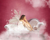 Pink Candy Victorian Chaise Background