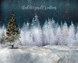 Christmas Tree Farm Digital Backdrop By Steele Wizard Creation