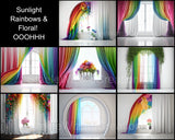 Rainbow  Drapes Digital Backdrops