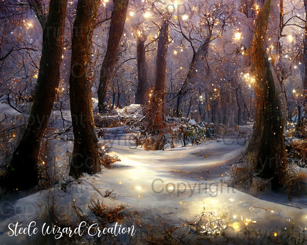 Magical Winter Forest