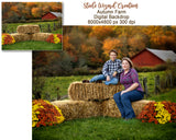 Autumn Farm Digital Backdrop
